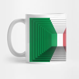 3D Italian flag Mug